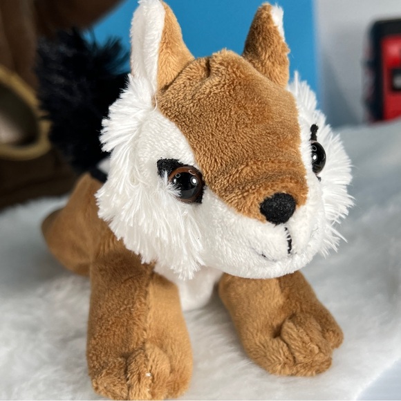 Unipak Tree House 5 Animal Hide-Away Play Set Plush Chipmunk Raccoon Fox 2 Bears - Picture 9 of 17